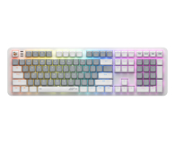 Klawiatura bezprzewodowa Dark Project ALU104A Onionite V2 Wireless (White)
